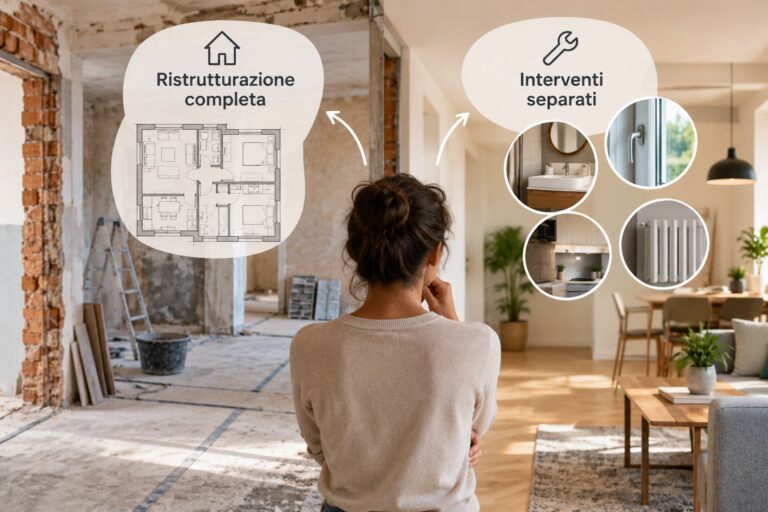 Scelte di ristrutturazione a confronto