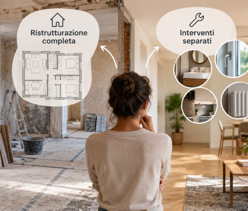 Scelte di ristrutturazione a confronto